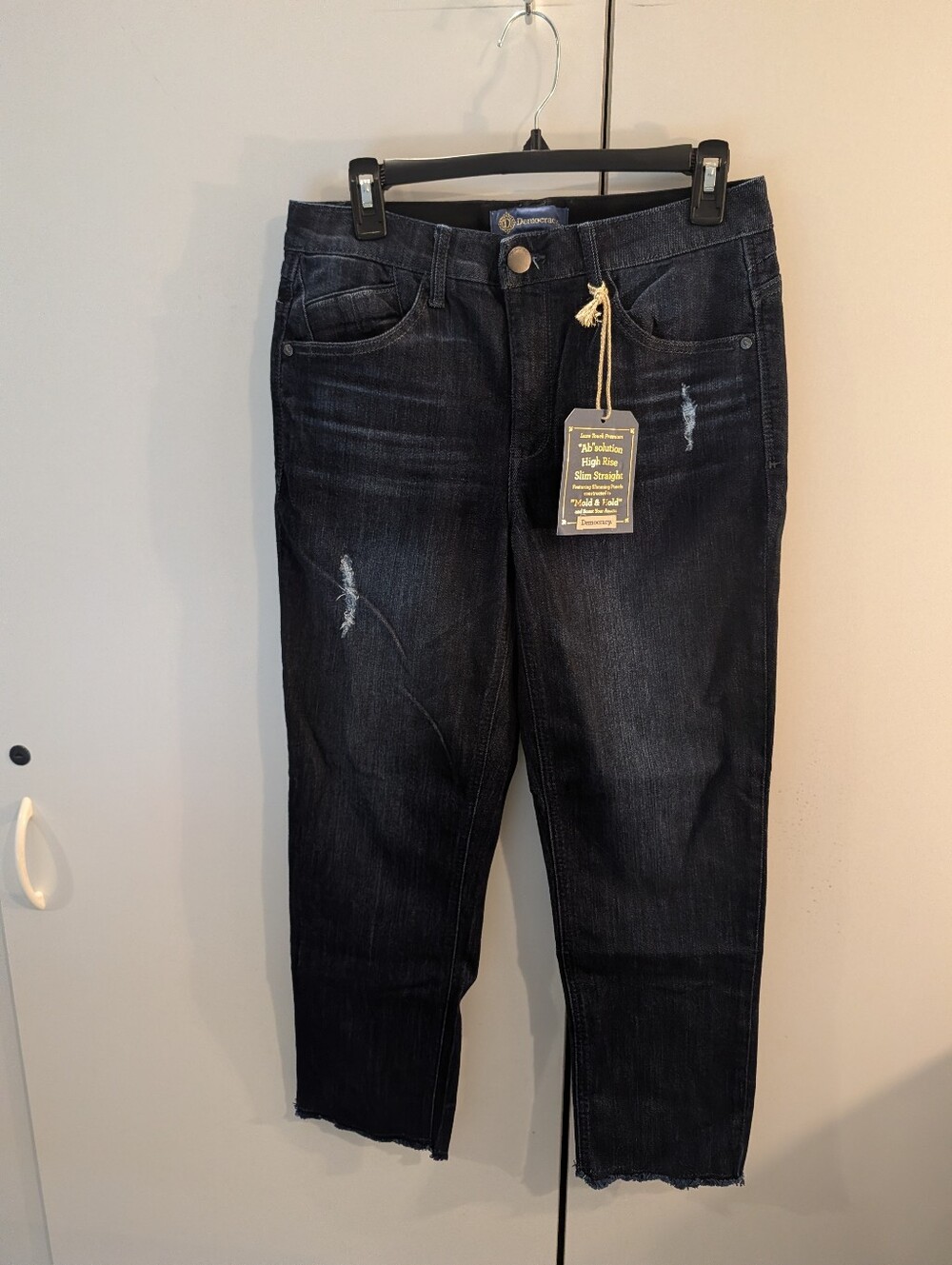 Democracy Woman's Size 8 High Rise Slim Straight Ankle Jeans NWT